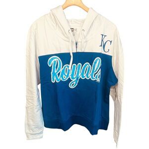 New Era Kansas City Royals Full Zip Color Block Hoodie